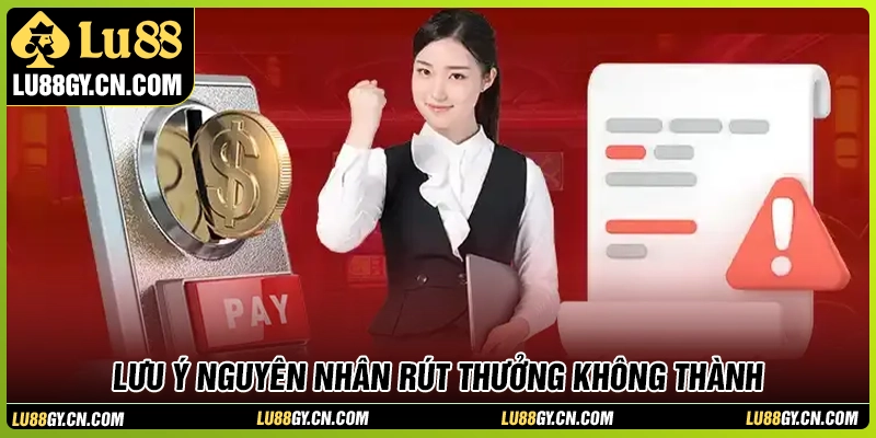 Nguyên nhân khiến rút tiền LC88 không thành công Nguyên nhân khiến rút tiền LC88 không thành công