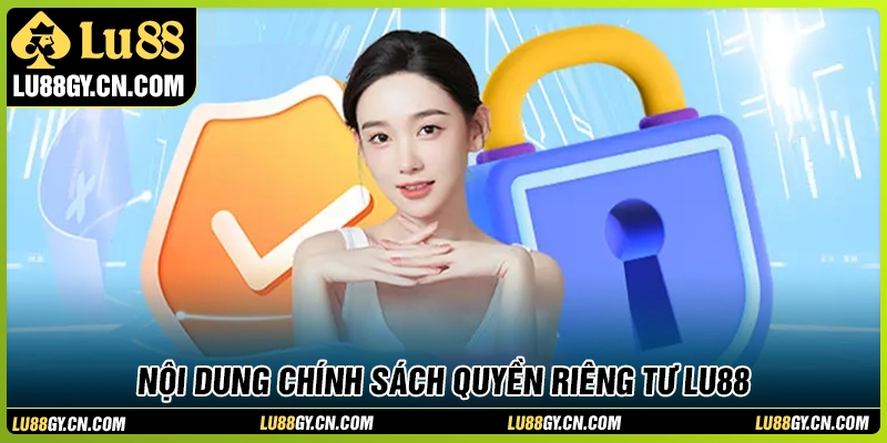 Những nội dung trọng tâm chính sách quyền riêng tư LU88